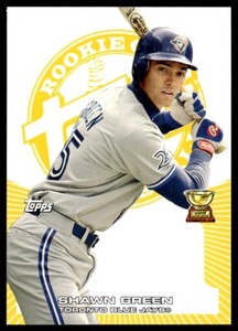 2005 Topps Rookie Cup YELLOW Shawn Green /299 #95