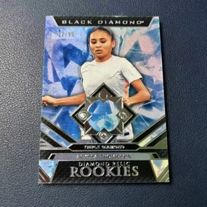 ๐2024 GOODWIN CHAMPIONS BLACK DIAMOND DUAL DIAMOND ROOOKIE /99 ALYSSA THOMPSON - Picture 1 of 4