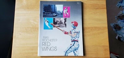 1985 Rochester Red Wings Program Silver Stadium Baltimore Os Budweiser MiLB - Image 1 of 4