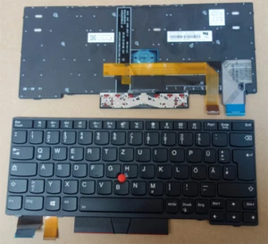 Tastatur Lenovo Thinkpad X280 X395 X390-X13 Gen1 G1 Beleuchtung DE Keyboard - Afbeelding 1 van 4