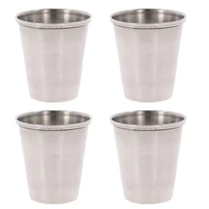 Mini Pooja Glass Tumbler Bhog Serving Hindu Ritual Puja Prayer Temple Steel 4x - Picture 1 of 4