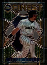 1995 Topps Finest Baseball #288 Jason Bates Colorado Rockies