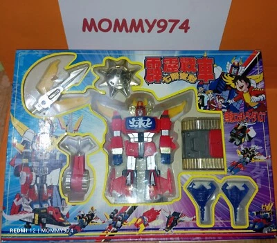 Trider G7 Bootleg Robot Vintage Tryder G7 Robot Ko - Immagine 1 di 4