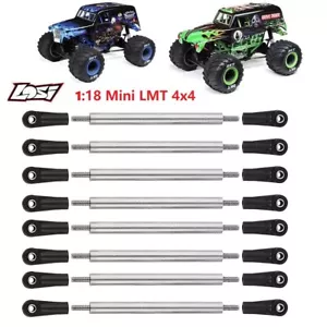 Für 1/18 Losi Mini LMT 4x4 Brushed Monster Truc Edelstahl Chassis Link Set - Bild 1 von 7