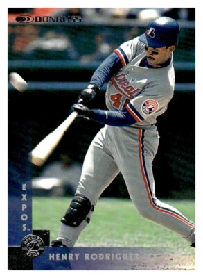 1997 Donruss #10 Henry Rodriguez Montreal Expos / Chicago Cubs Baseball Card NM - Image 1 of 2