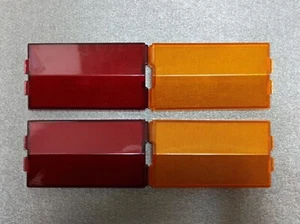 2101-3716010 Rear tail lights glass SET 4pc VAZ Lada 2101 - Picture 1 of 3