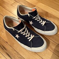 Converse One Star Ox Canvas Shoe Womens 10/Mens 8 Blue/White/Pink