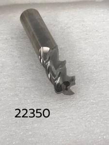 Fresadora de extremo de carburo de tungsteno 3 flautas 3/4" x 3/4" x 1-1/2" x 4" 0,120 radio GMX35 - Imagen 1 de 6