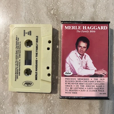 Cassette Merle Haggard The Family Bible 1985 Capitol Records Tested - Image 1 of 2