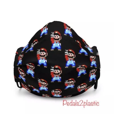 16 Bit Super Mario Premium face mask Nintendo NES - Image 1 of 4