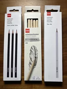 3 Schachteln Bleistifte aus den Niederlanden harte, schwarze & harte schwarze Bleistifte von HEMA - Bild 1 von 7