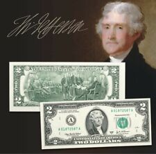 3 Two Dollar Bills Crisp Notes Uncirculated / Consecutive Numbers 2017A At Cost