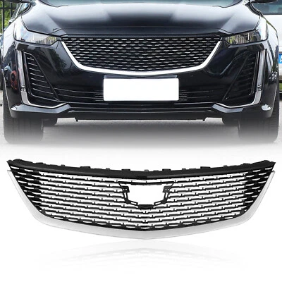Parrilla de parachoques delantera cromada para Cadillac CT5 2020 2021 2022 2023 Foto 1 de 4