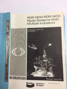 Bendix RDR 1300/RDR-1400 Radar Systems with Multiple Indicators Install Original - Picture 1 of 12