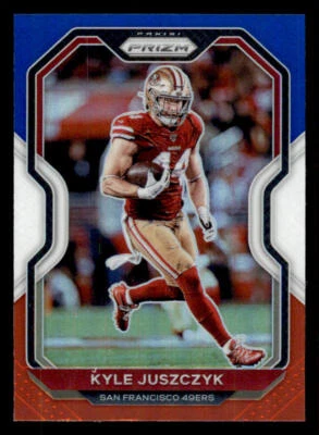 2020 Panini Prizm Prizms Red White and Blue #289 Kyle Juszczyk - Image 1 of 2