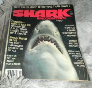 Shark Encounters Magazine No.1 1978 Shark Week Jaws - Picture 1 of 2