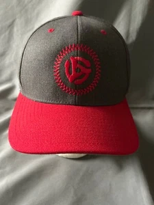 NEU Zia Records Mütze 45 Adapter grau/rot Snapback Einheitsgröße Yupoong - Bild 1 von 5