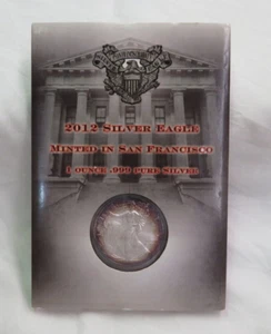 2012 Silver American Eagle Struck San Francisco Mint Toned Westminster Mint #2 - Picture 1 of 4