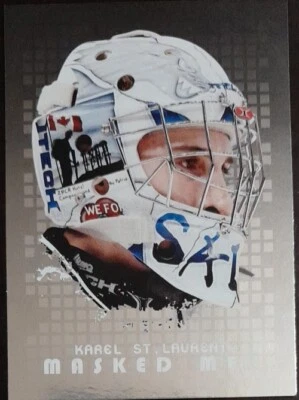 2008 - 2009 ITG Masked Men Karel St. Laurent Silver Version #MM-13 Hockey Card - Image 1 of 2
