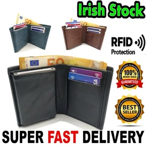 ALU+NOTES RFID Wallet Credit Card Great Quality PU Leather Holder Minimalist Men - Picture 1 of 26