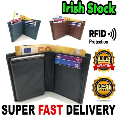 RFID Wallet Credit Card Great Quality PU Leather Holder Minimalist Men ALU+NOTES - Bild 1 von 4