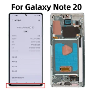 Digitalizador de pantalla táctil LCD para Samsung Galaxy Note 20 4G/5G N981 N980 - Imagen 1 de 6