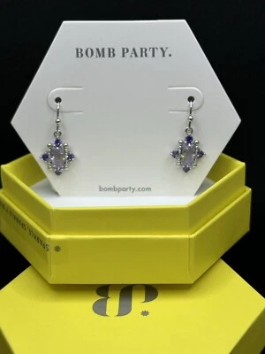 Ring Bomb Party RBP 3991 “Shes Full Of Sass” Amethyst Rhodium NEW - Image 1 of 3