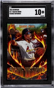 2024 Bowman - Rising Infernos Masyn Winn #RI-7 (RC) - Foto 1 di 2