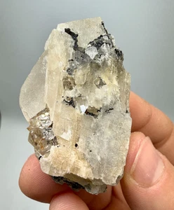66.49 g Herkimer Diamond Gems in Calcite Crystal, 5 Gorgeous Gems + A Cluster! - Picture 1 of 10