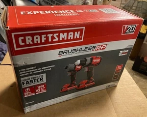 Craftsman V20 RP 20-Volt Max 2 Tool Power Tool Combo Kit CMCK253OC2 New In Box - Picture 1 of 1