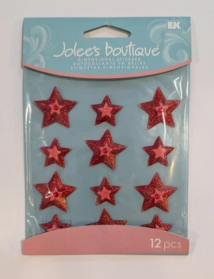 Pegatinas para álbumes de recortes Jolee's Red Stars Cabujones Foto 1 de 2