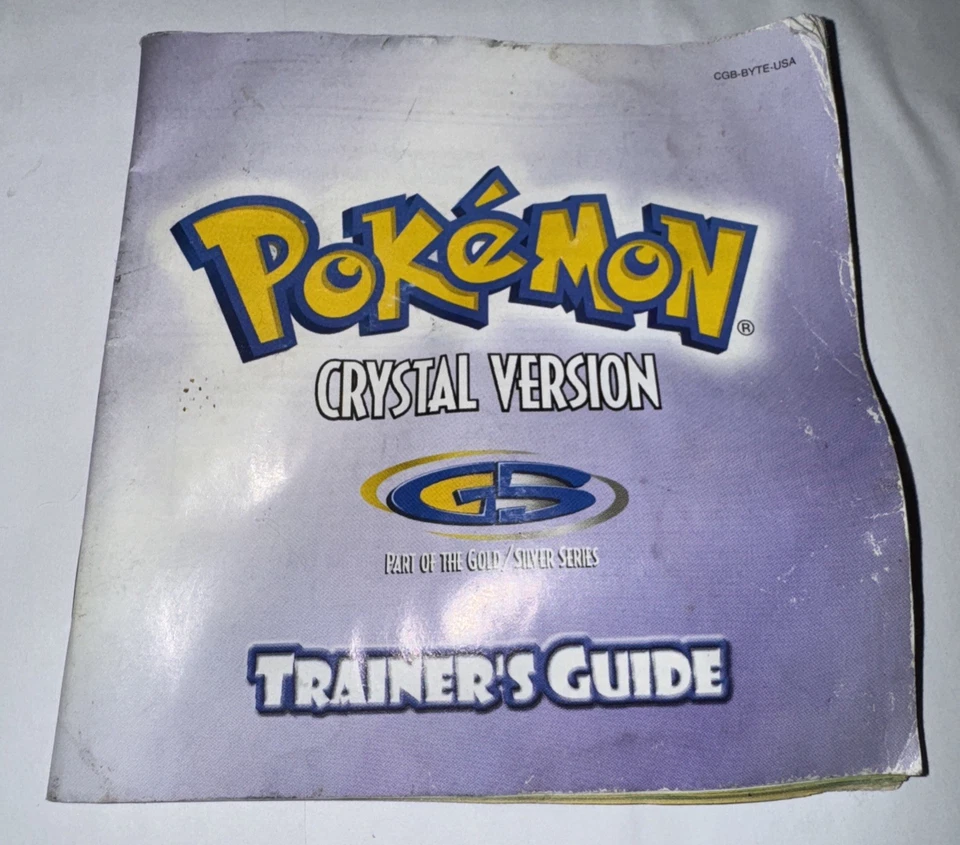 Pokemon Crystal Version OEM Nintendo Game Boy Color Trainers Guide Manual Only - Image 1 of 4