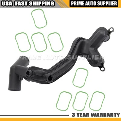 Engine Coolant Pipe Lower & 8X Gaskets Fits Land Rover Sport / Jaguar XK XJ XF Foto 1 de 4