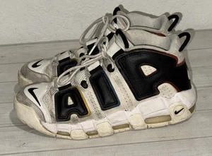 Nike DM1297-100 Uptempo Trading Cards Primary Colors Sneakers Men’s Size 8.5 - Picture 1 of 21