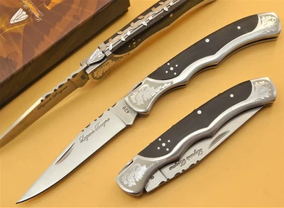 LAGUIOLE BOUGNA Taschenmesser Laguiole Klappmesser Edelstahl scharf Wandern Brotzeit (4161)