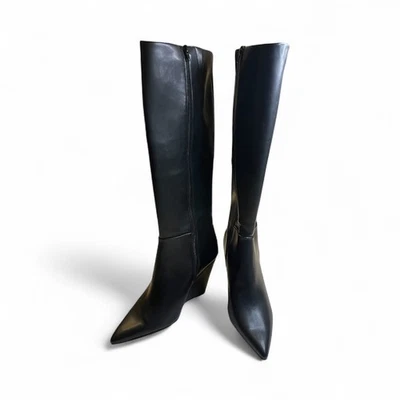 The Drop Women’s Tall Wedge Geralda Boot Black Size 13 Brand New In Box - Image 1 of 4