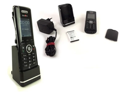 Swyx DECT Phone D510 dispositivo portatile portatile + vassoio di ricarica stazione di ricarica swyxphone  - Immagine 1 di 4