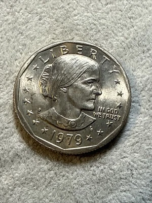 Moneda de un dólar 1979 D Estados Unidos Susan B. Anthony alta calidad bonita moneda 5814 Foto 1 de 4