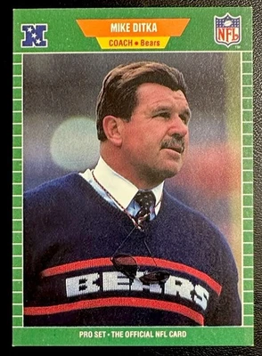 1989 Pro Set #53 Mike Ditka Rookie Coaching HOF Chicago Bears NMMT - Image 1 of 3