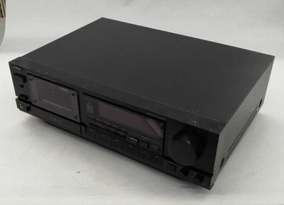 JVC TD V711 3-Head cassette Deck FS black JUNK - Image 1 of 4