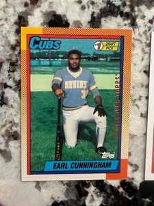 2017 TOPPS SERIES 1 REDISCOVER BRONZE BUYBACK CARD 1990 CUBS EARL CUNNINGHAM 134 - Picture 1 of 1