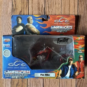 Orange County Choppers 2004 ERTL American Chopper Custom Fire Bike 1:18 - Picture 1 of 6