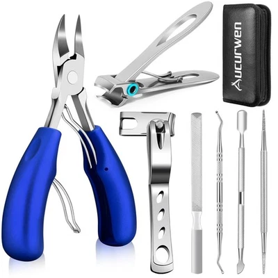 Cortaúñas Giratorias 360° Personas Mayores Uñas Gruesas Fácil Agarre Kit de Pedicura Nuevo Foto 1 de 4