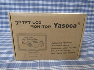 Yasoca 7" TFT LCD Monitor Rear View Backup Reverse Camera DVD FAST FREE SHIPPING - Picture 1 of 10