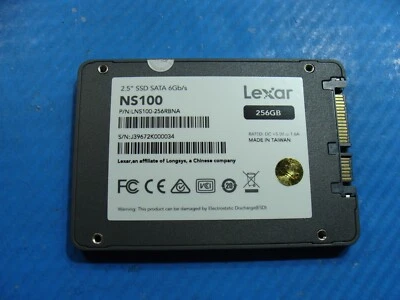 Dell G3 3579 Lexar NS100 256GB 2.5" SATA Solid State Hard Drive LNS100-256RBNA - Image 1 of 2