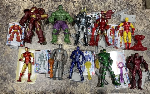 marvel universe 3.75 Iron Man Lot Excellent Condition Cover