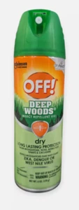 OFF! Deep Woods Dry Touch Spray Insect Repellent 6 oz. Repels Mosquitos DEET - Picture 1 of 1