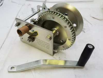 Fulton 142421 Trailer Winch,2-Speed, 3,200 lbs. Capacity, No Strap,10" Handle - Image 1 of 4