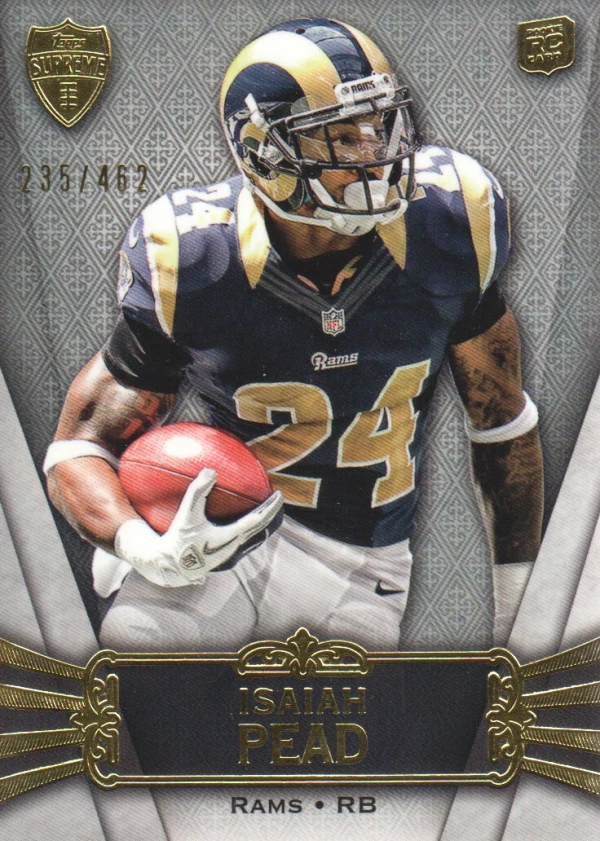 2012 Topps Supreme #46 Isaiah Pead RC Rookie Card /462  - Image 1 of 1