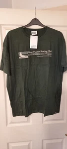 T-Shirt Vintage Supply - (S) West Thames Rowing Club verde scuro taglia S sigillata. - Foto 1 di 4